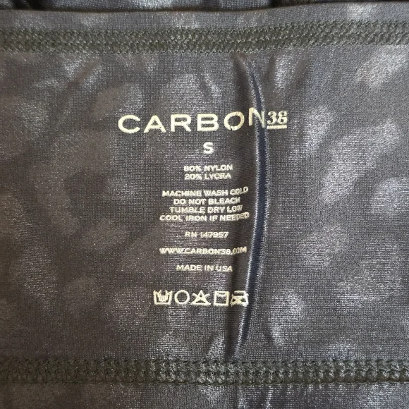 Carbon38 High Rise Full Length Legging In Leopard Takara Shine S - Picture 5 of 11